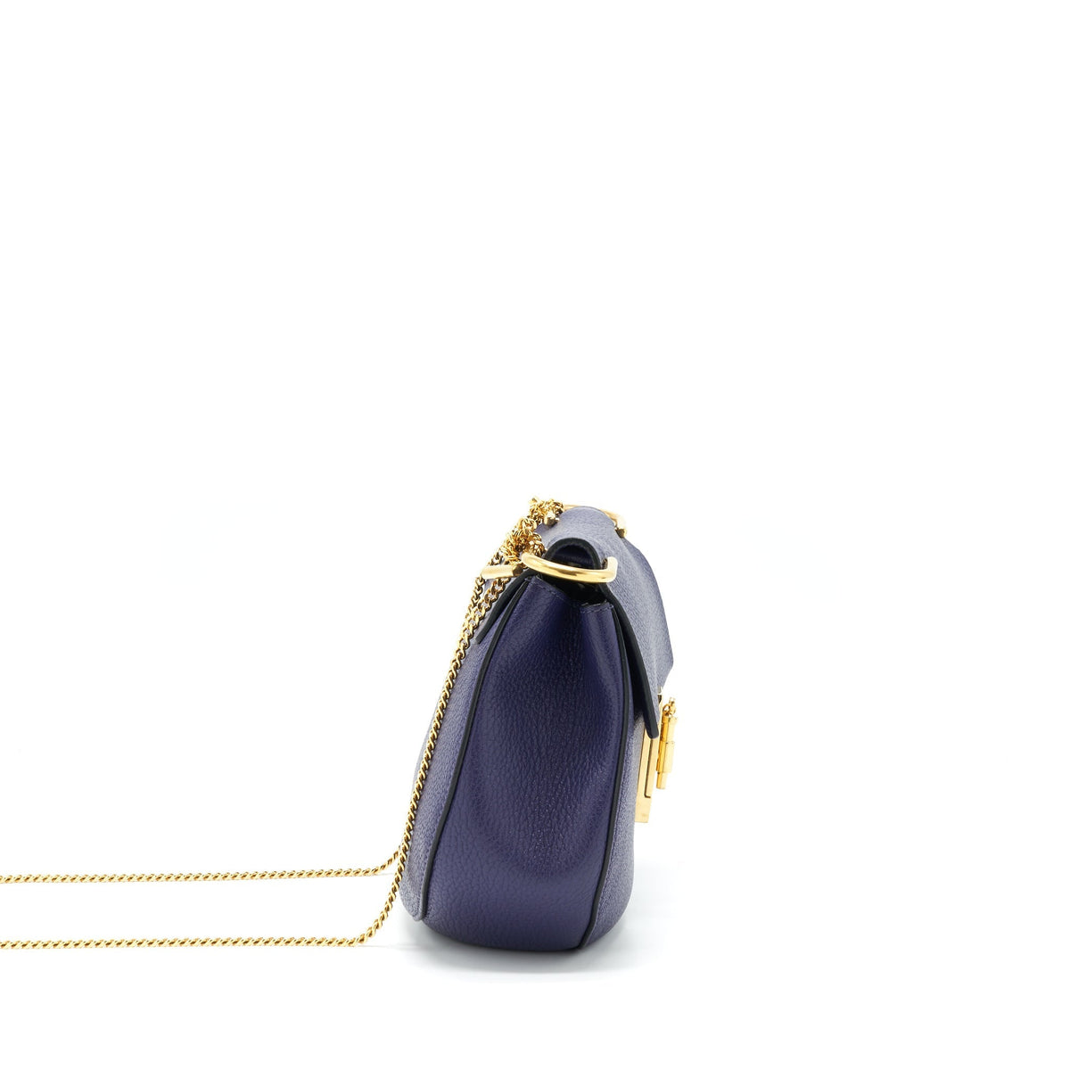 CHLOE DREW BAG DARK BLUE GHW