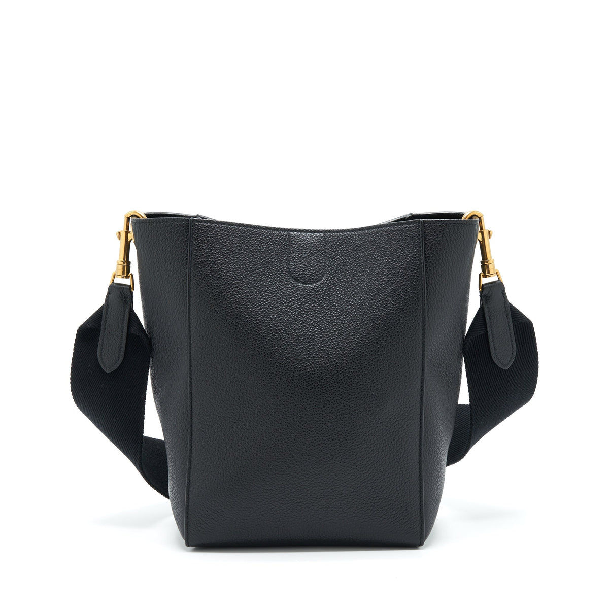 CELINE SMALL SANGLE BUCKET BAG SOFT GRAINED CALFSKIN BLACK GHW