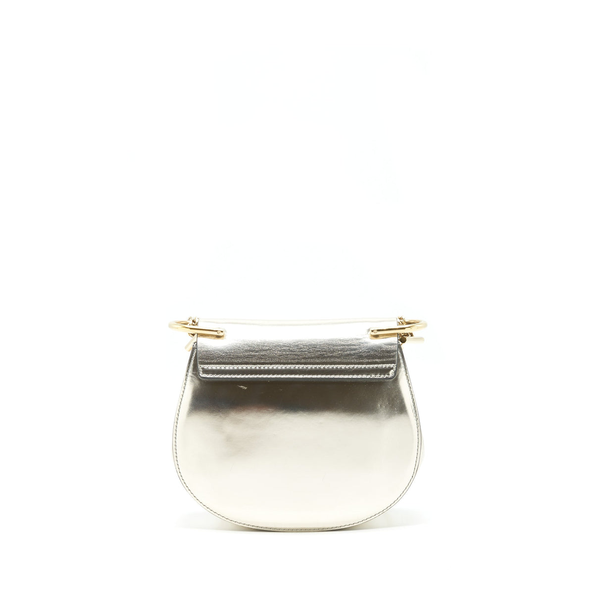 CHLOE SMALL DREW BAG METALLIC GOLD GHW