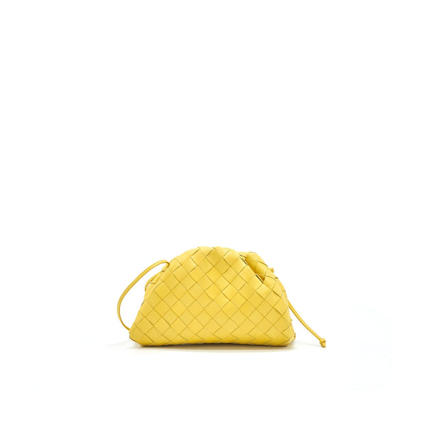 BOTTEGA VENETA THE MINI POUCH BAG YELLOW
