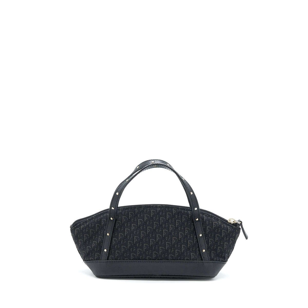DIOR VINTAGE MINI BAG OBLIQUE CANVAS BLACK SHW