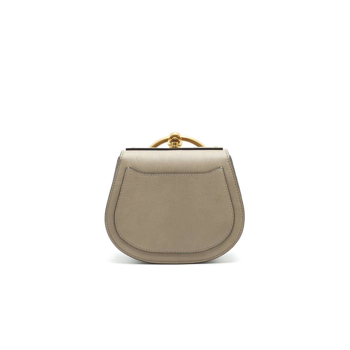 CHLOE NILE SMALL BRACELET BAG LIGHT GREY WIT GHW