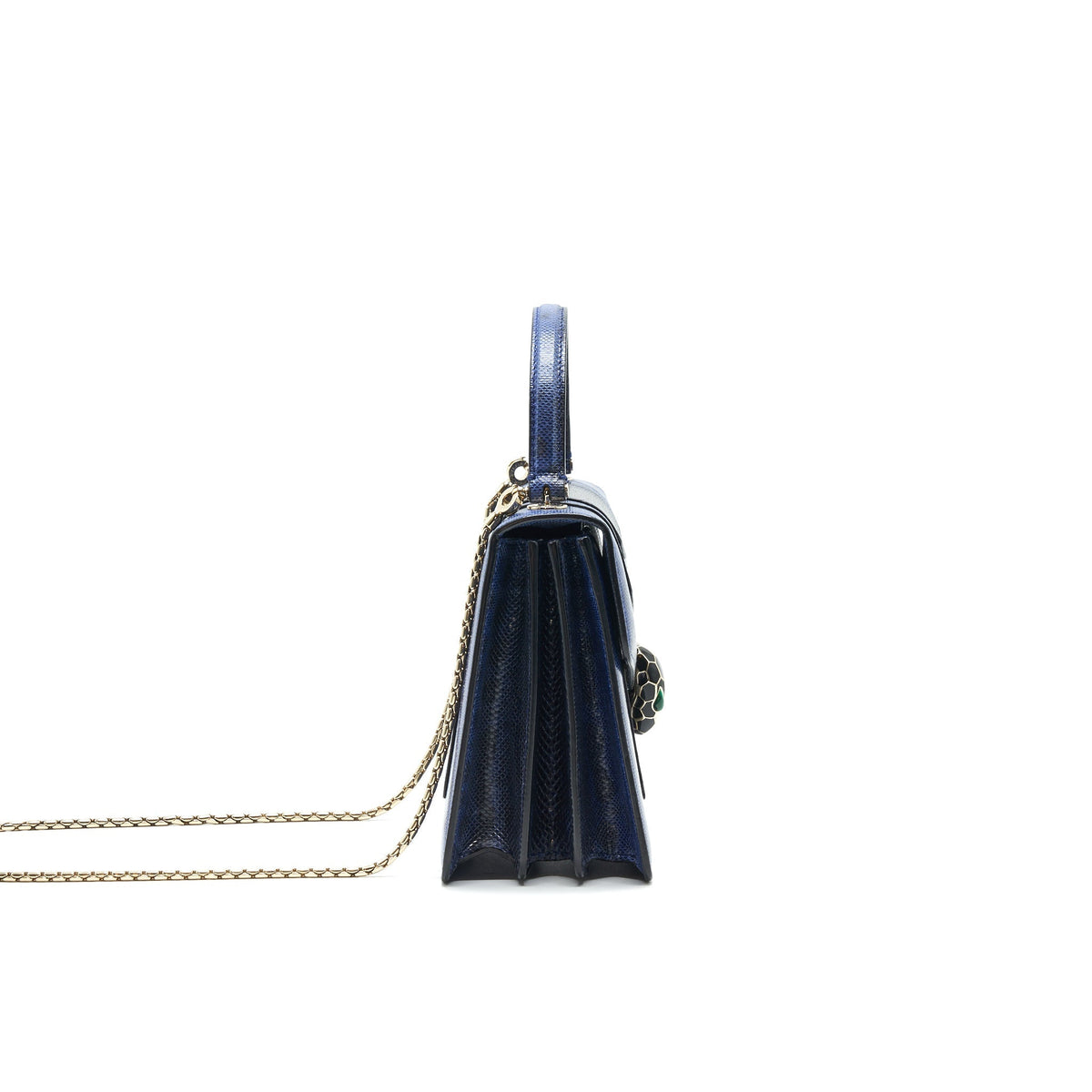 BVLGARI SERPENTI FOREVER CROSSBODY BAG DARK BLUE