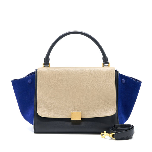 CELINE TRAPEZE BAG MULTICOLOUR GHW