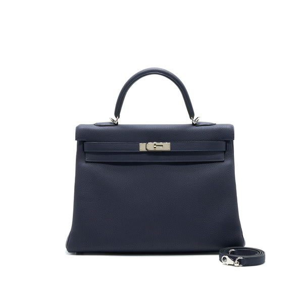 HERMES KELLY 35 BLEU NUIT SHW