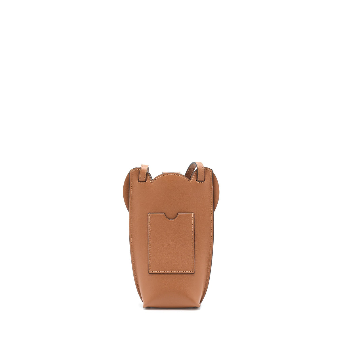 LOEWE ELEPHANT PHONE POCKET CALFSKIN TAN