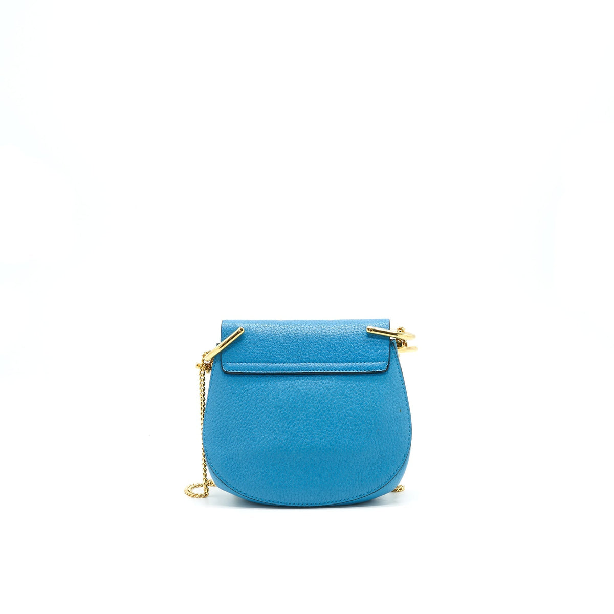 CHLOE MINI DREW SHOULDER BAG BLUE GHW