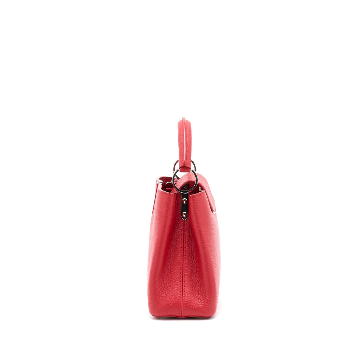 LOUIS VUITTON CAPUCINES BB TAURILLON RED GHW