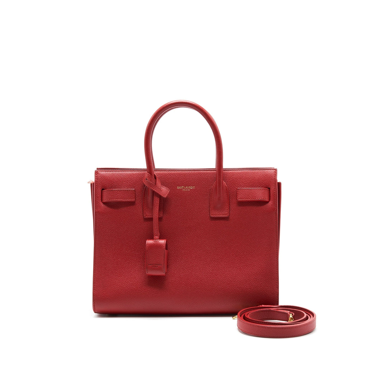 SAINT LAURENT SAC DE JOUR SMALL RED