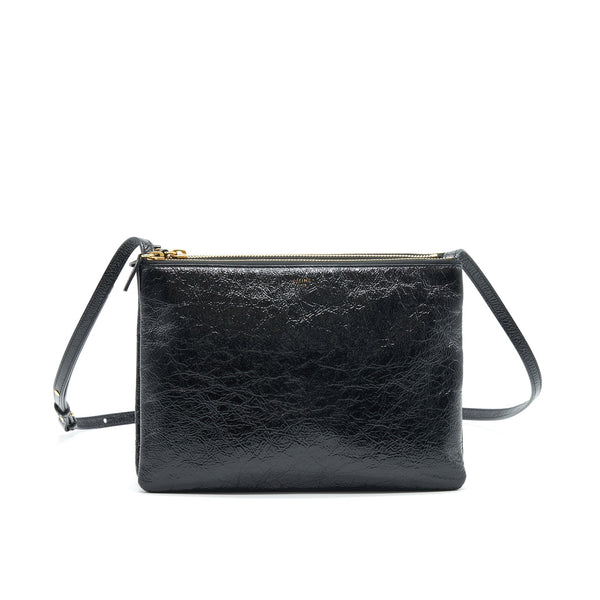 CELINE LARGE TRIO BAG BLACK GHW