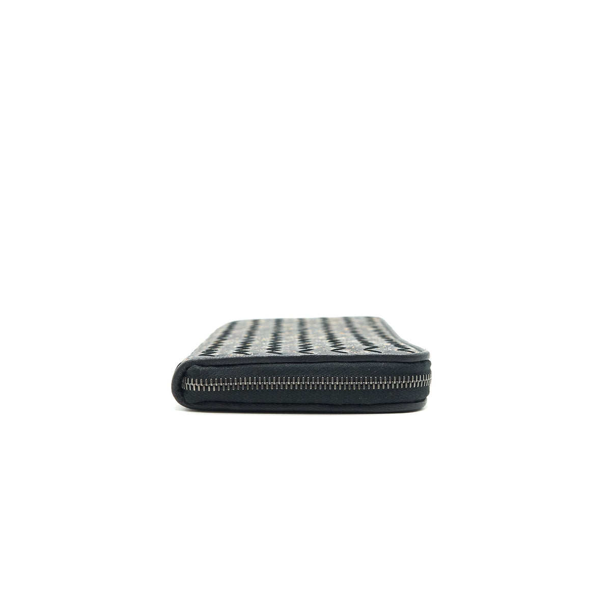 BOTTEGA VENETA MENS ZIP-AROUND WALLET BLACK