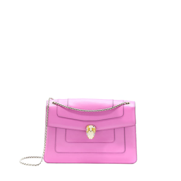 BVLGARI SERPENTI FOREVER SHOULDER BAG CALFSKIN PINK/PURPLE SHW