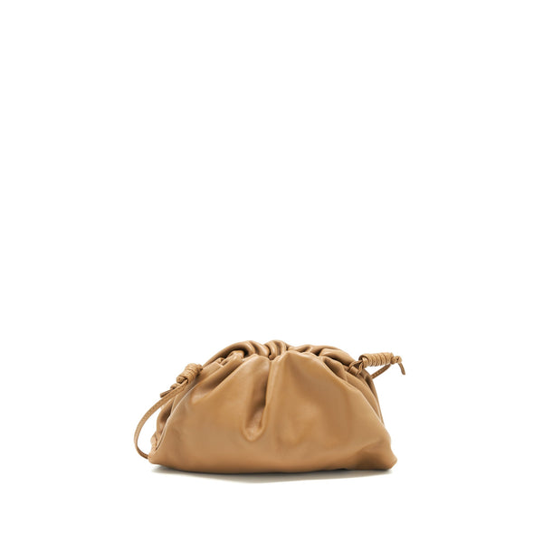 BOTTEGA VENETA MINI POUCH CARAMEL