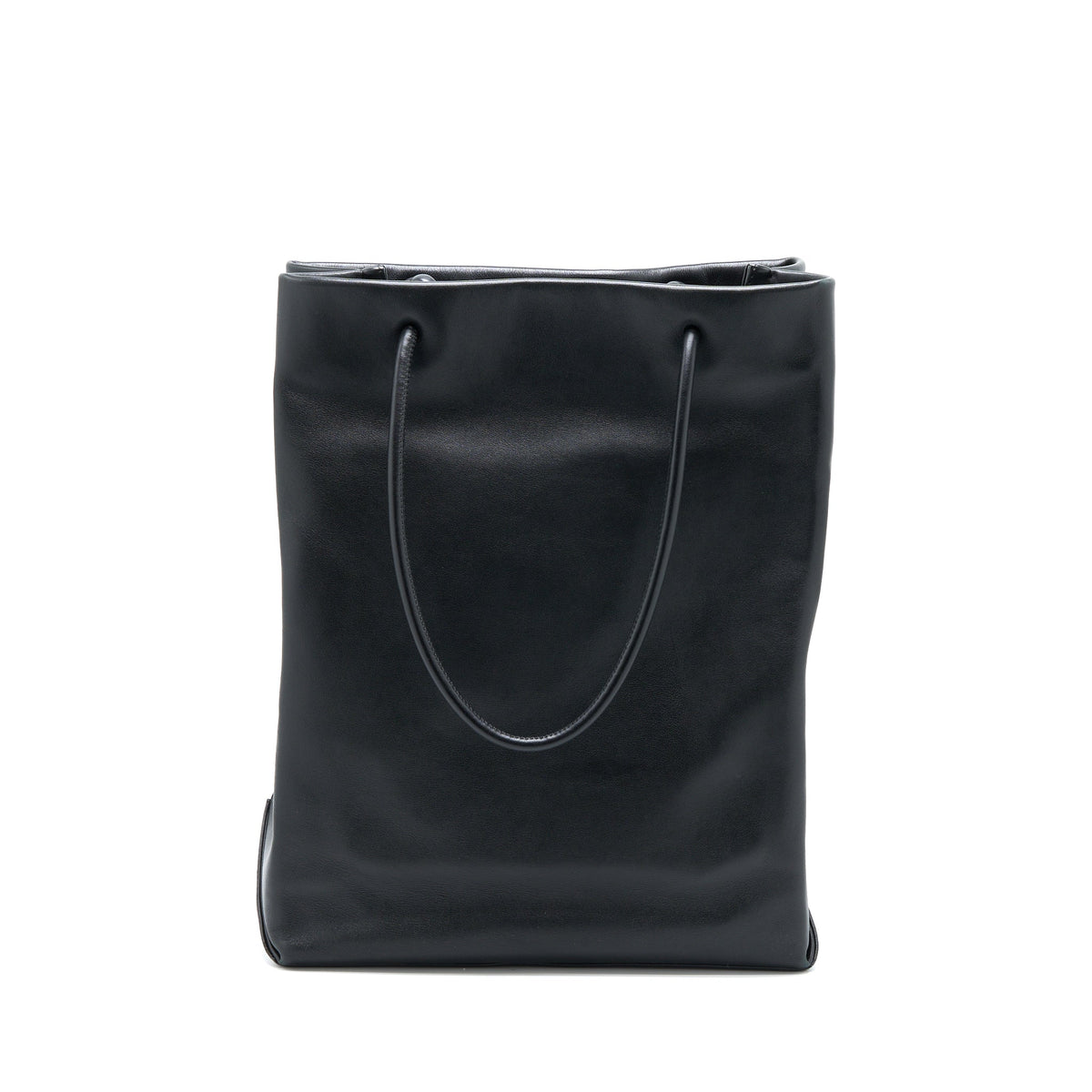 CHANEL VINTAGE CAMBON TOTE BAG CALFSKIN BLACK SHW