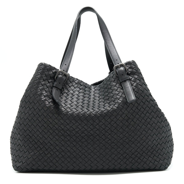 BOTTEGA VENETA LARGE TOTE BAG BLACK