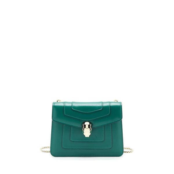 BVLGARI SERPENTI FOREVER CROSSBODY GREEN