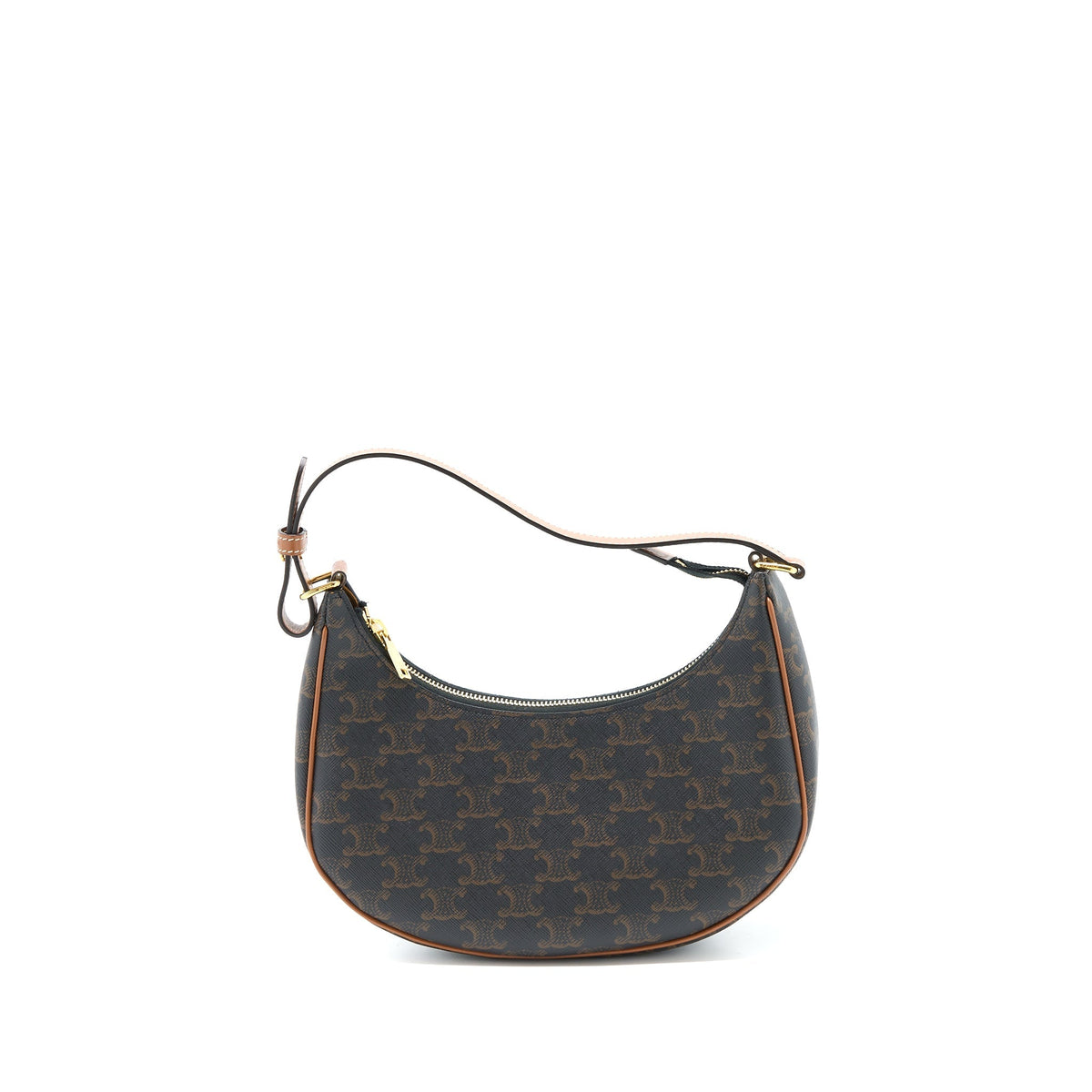 CELINE AVA BAG TRIOPHE CANVAS/CALFSKIN TAN GHW