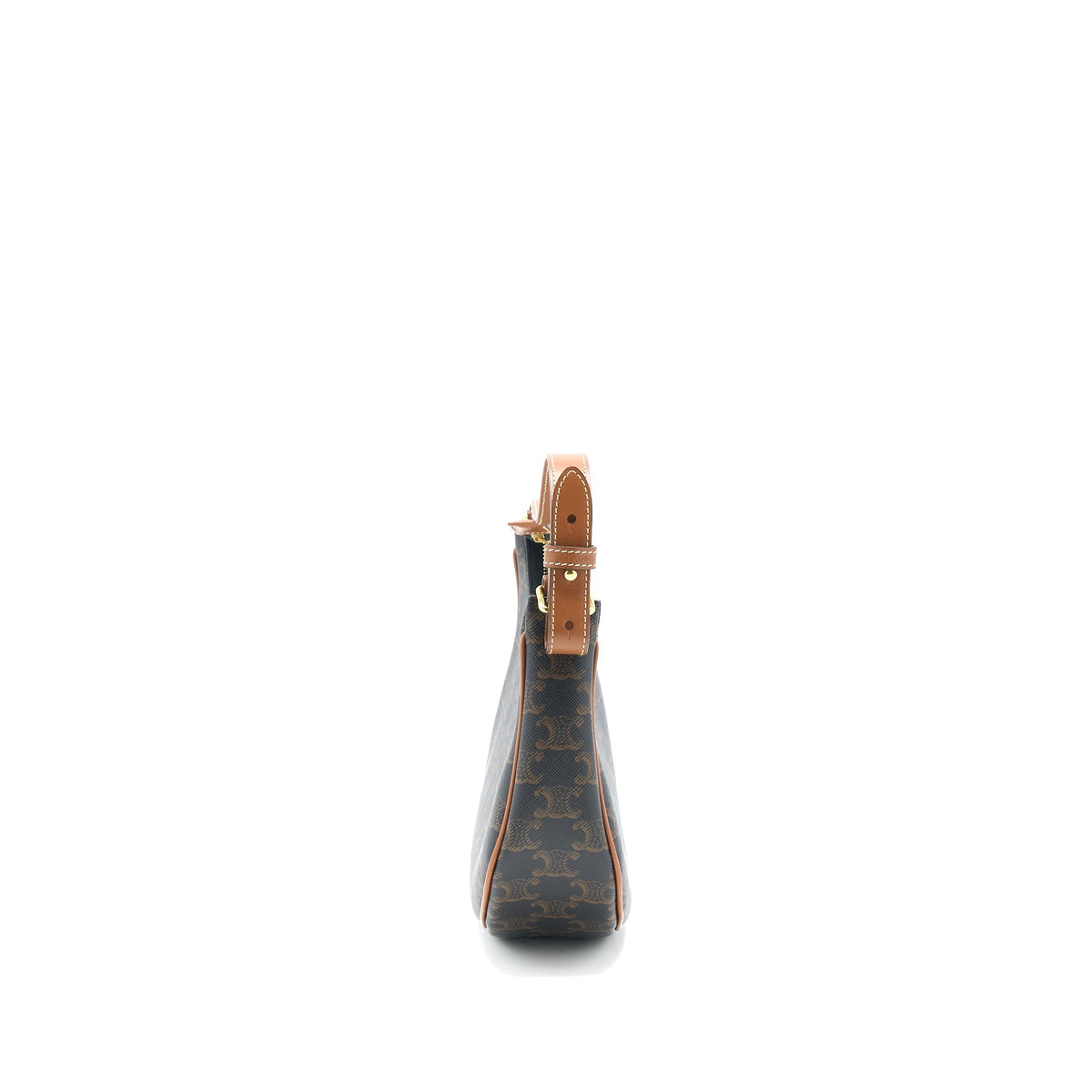 CELINE AVA BAG TRIOPHE CANVAS/CALFSKIN TAN GHW