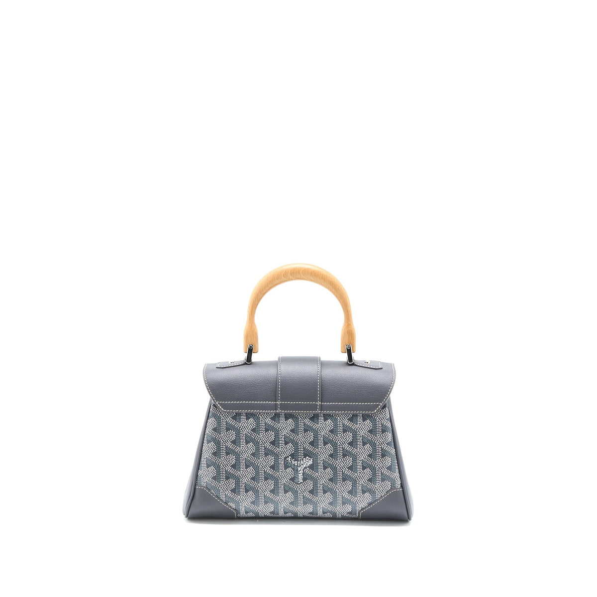 GOYARD MINI SAIGON GOYARDINE CANVAS GREY SHW