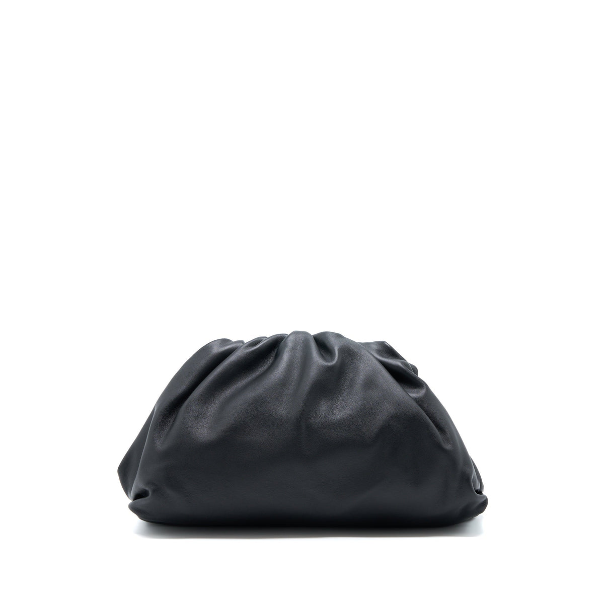 BOTTEGA VENETA TEEN POUCH CALFSKIN BLACK