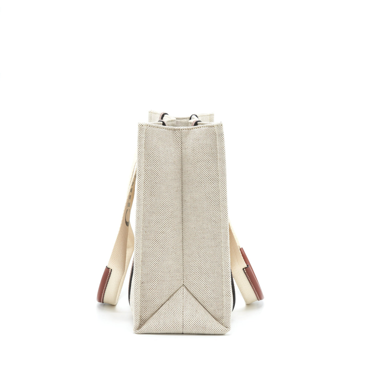CHLOE CANVAS TOTE SHOULDER BAG