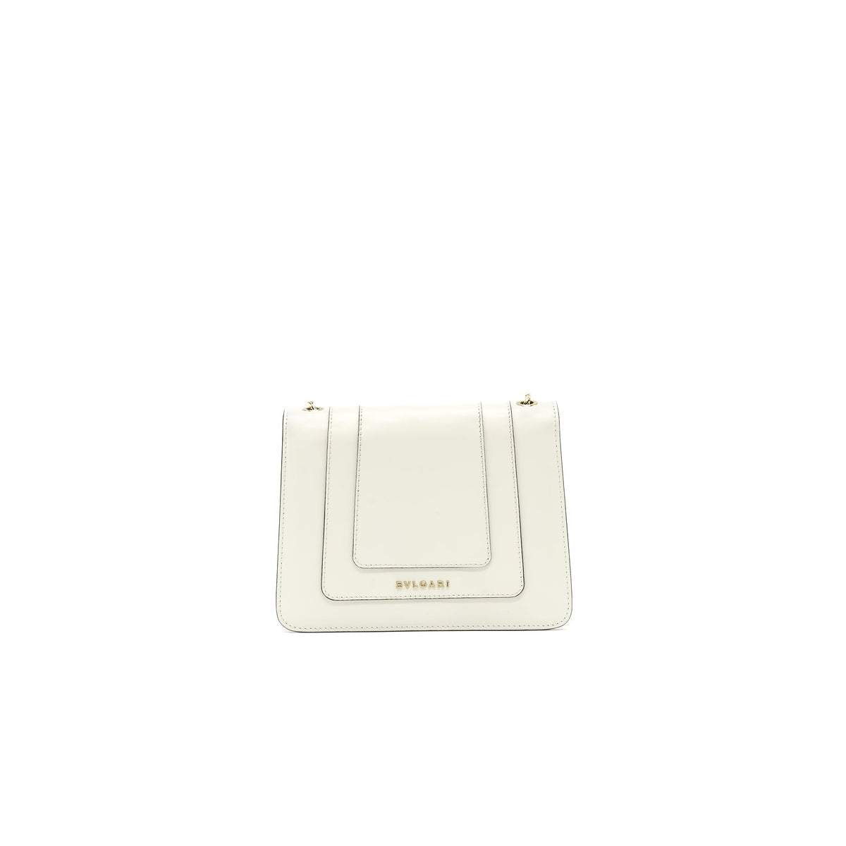 BVLGARI SERPENTI FOREVER CROSSBODY BAG WHITE