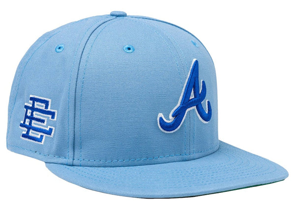 Eric Emanuel EE Atlanta Braves NE 59Fifty Fitted Hat Light Blue