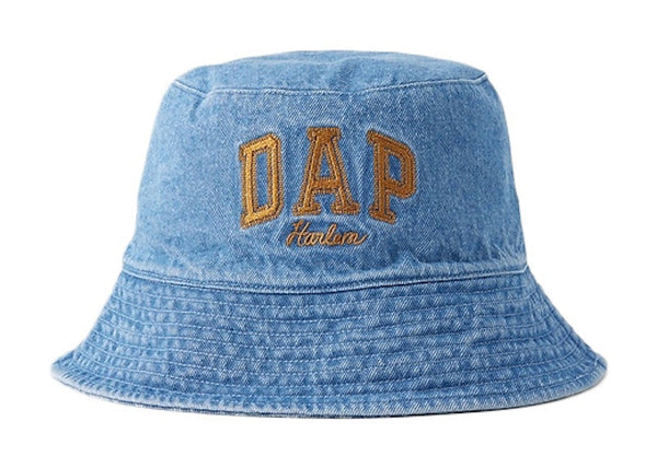 Gap x DAP Reversible Logo Denim Bucket Hat Light Indigo