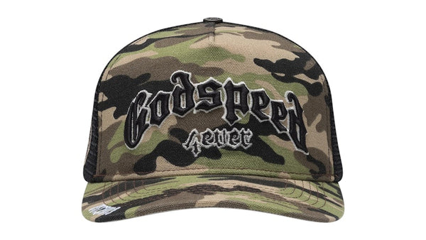 Godspeed Forever Trucker Hat Camo