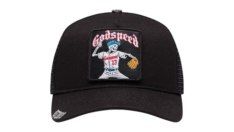 Godspeed Mood Trucker II Hat Black Interchangeable Patches