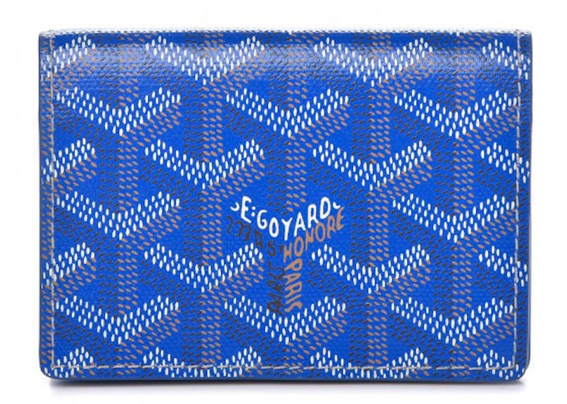 Card Holder Goyardine Sky Blue