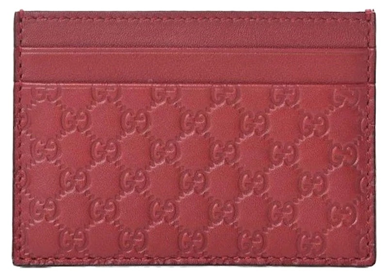 Microguccissima Card Holder Red