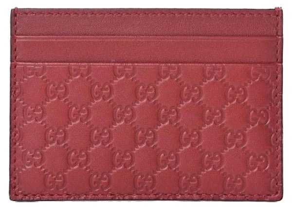 Microguccissima Card Holder Red