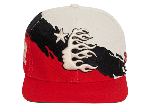 Hellstar Paintbrush Snapback Hat Red/Black