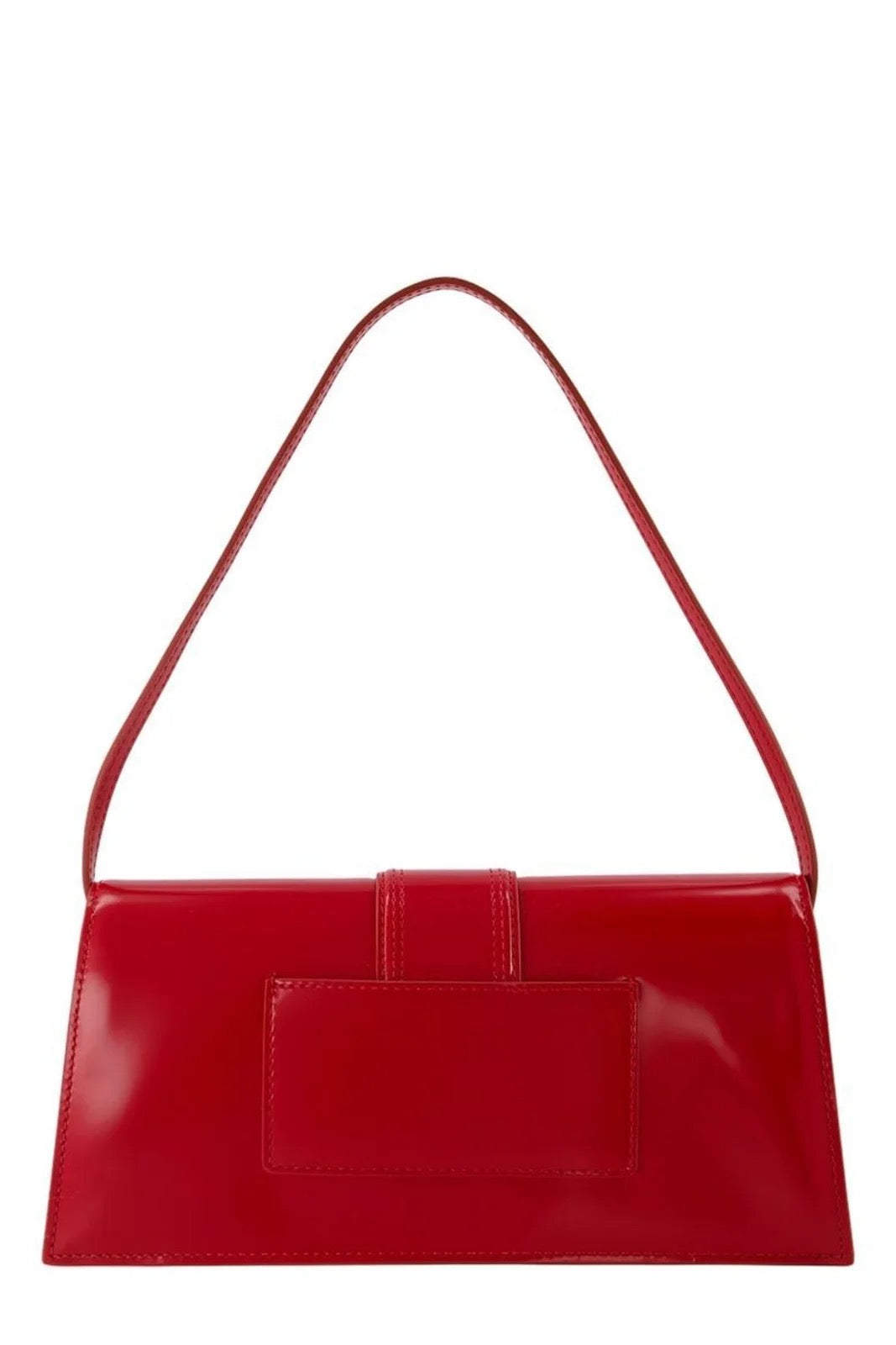 JACQUEMUS RED THE LONG BAMBINO FLAP BAG