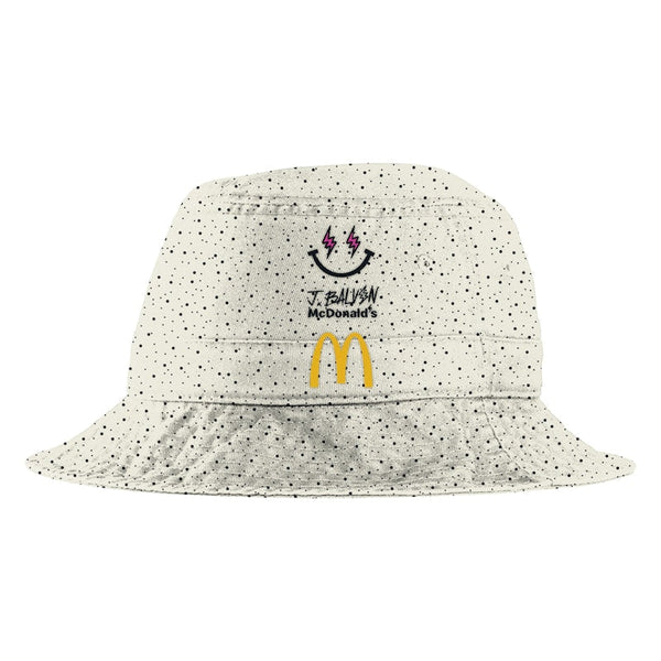 J Balvin x McDonald's Logo Bucket Hat 1 Oreo McFlurry