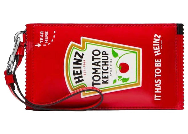 Patent Card Case Wristlet Ketchup