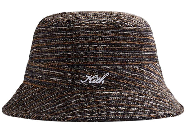 Kith Chenille Stripe Script Bucket Hat Ink