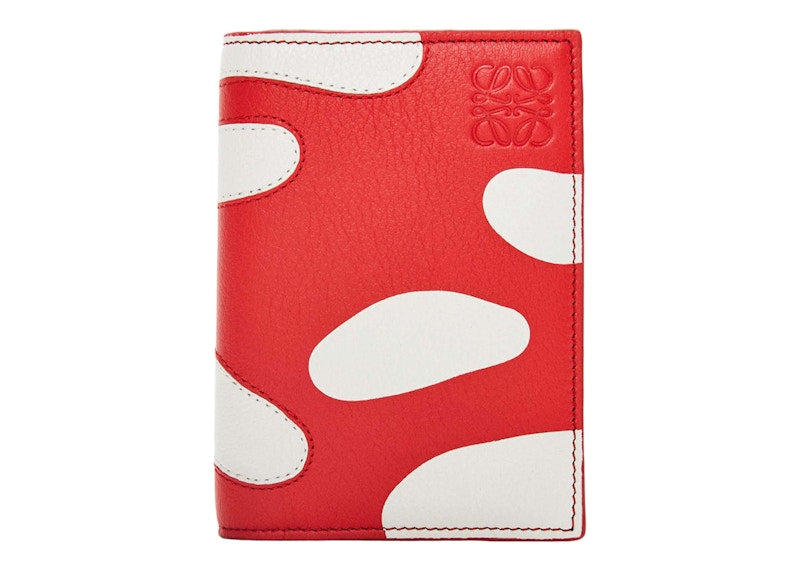 Mushroom Bifold Cardholder Dark Red