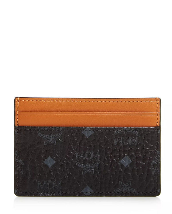 Claus Card Case Visetos (4 Card Slots) Black Cognac