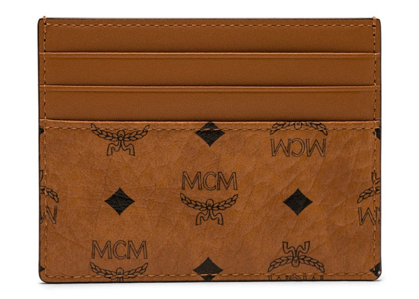 Money Clip Card Case Visetos Mini Cognac