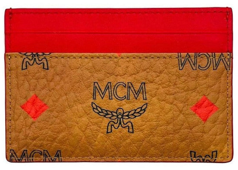 Spectrum Diamond Rainbow Logo Visetos Card Holder Brown