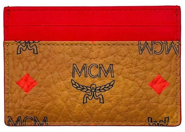 Spectrum Diamond Rainbow Logo Visetos Card Holder Brown