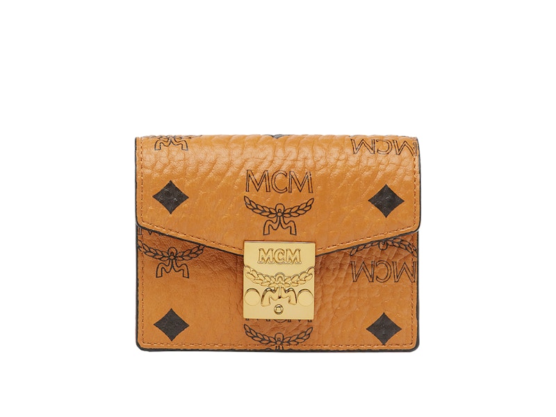 Tracy Accordion Card Holder Mini Visetos Cognac