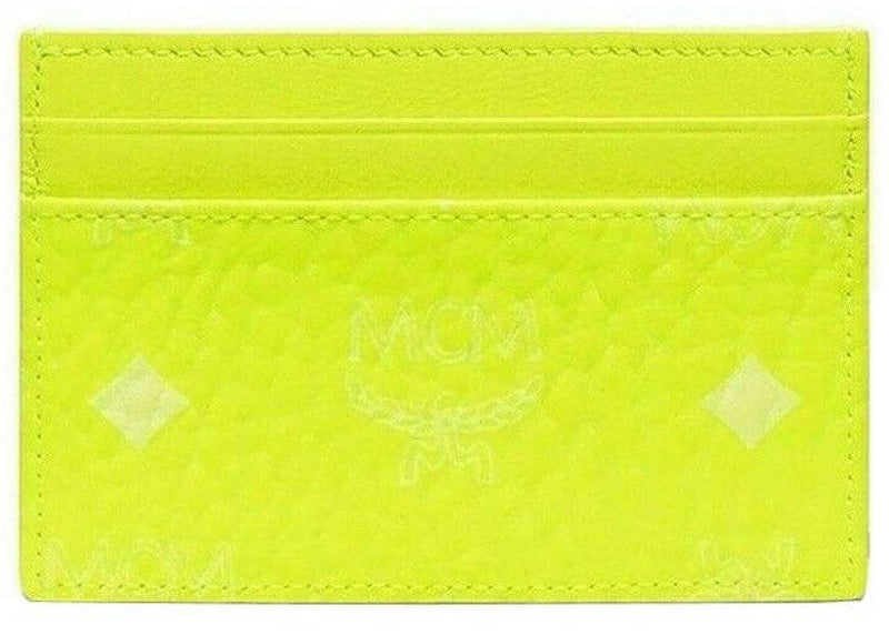 Visetos Card Case Holder Neon Yellow