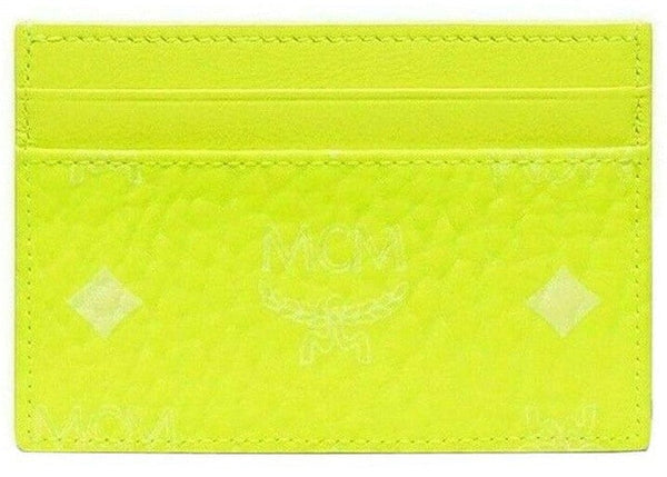 Visetos Card Case Holder Neon Yellow