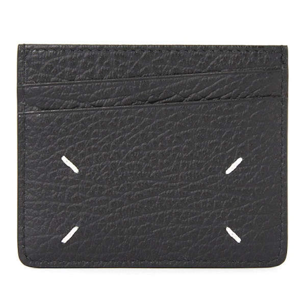 Stitch Card Holder Black
