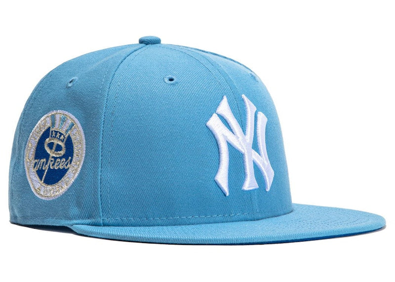 New Era New York Yankees 1962 WS Iceberg Hat 59Fifty Fitted Hat Light Blue/Royal
