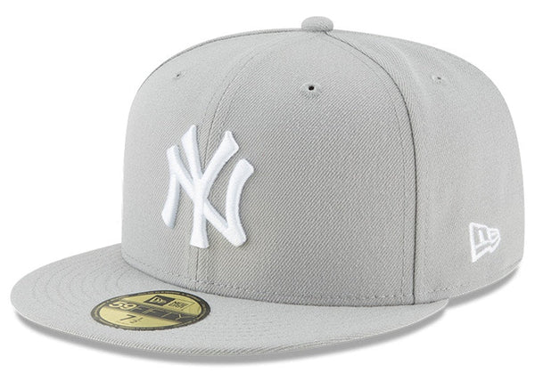 New Era New York Yankees 59Fifty Fitted Hat Grey/White