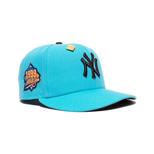 New Era New York Yankees Capsule Hats 1999 World Series 59Fifty Fitted Hat Blue/Brown
